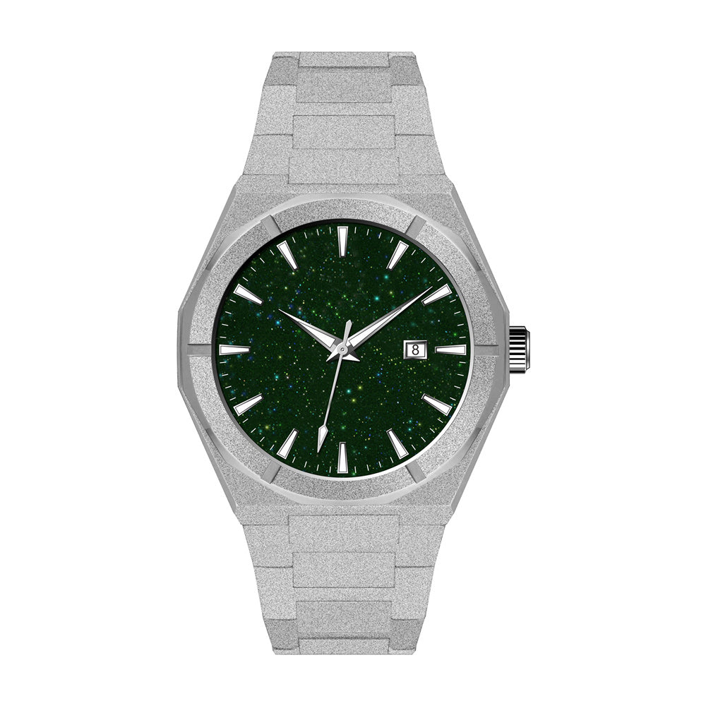 FROSTED STAR DUST SILVER/GREEN