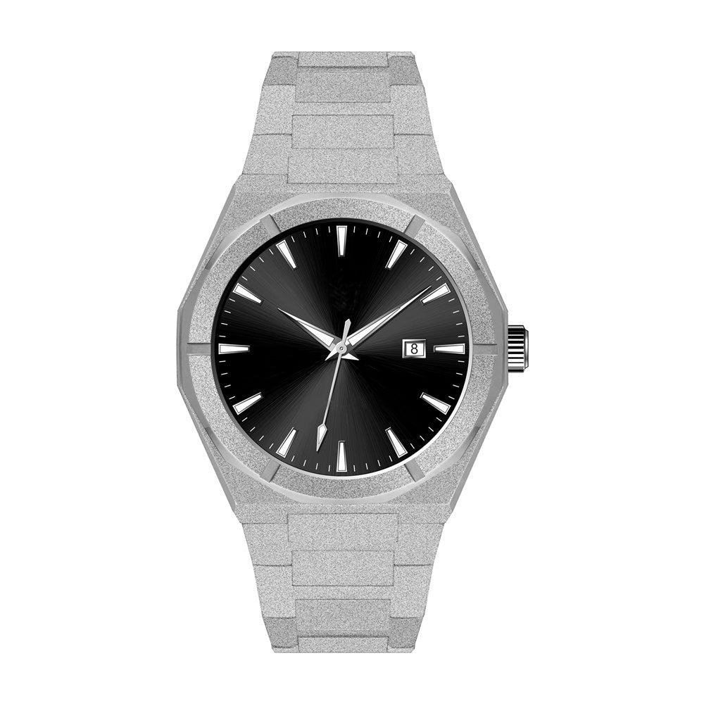 FROSTED SILVER/BLACK